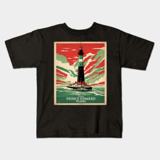 Prince Edward Island Canada Vintage Poster Tourism 2 Kids T-Shirt